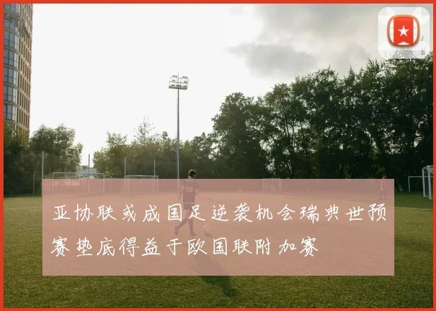 亚协联或成国足逆袭机会瑞典世预赛垫底得益于欧国联附加赛
